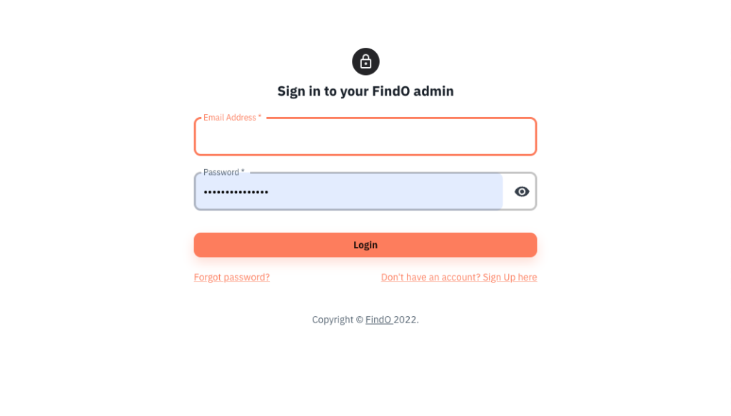Login form